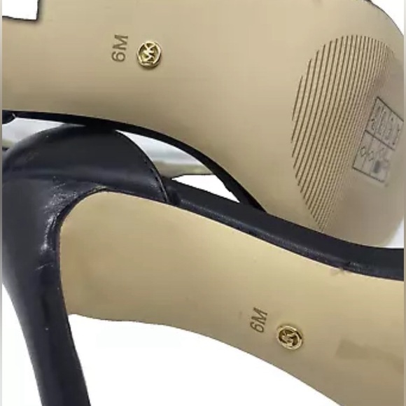 Michael Kors Women's Hamilton Chain Ankle-Strap Dress Sandals 6 Brown - Picture 10 of 10